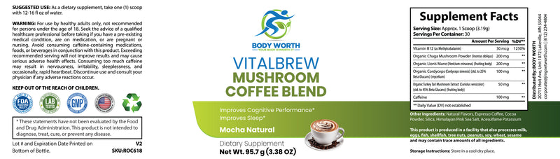 VitalBrew Mushroom Coffee Blend